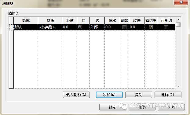如何用revit处理墙饰条与分隔缝