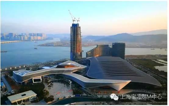 珠海十字门中央商务区BIM技术应用-上海宝冶