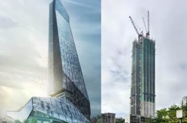 中国汉克中心大厦成为世界上最高的独立核心建筑-BIM建筑网