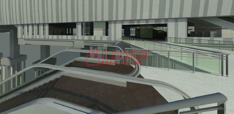 地铁站BIM项目revit模型 建筑结构土建机电设计设备管线综合REVIT地铁模型