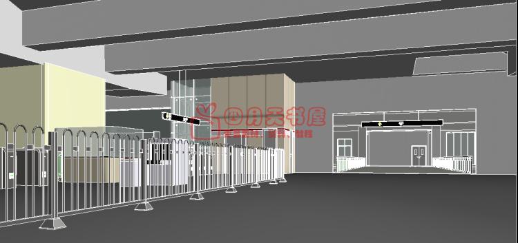 地铁站BIM项目revit模型 建筑结构土建机电设计设备管线综合REVIT地铁模型