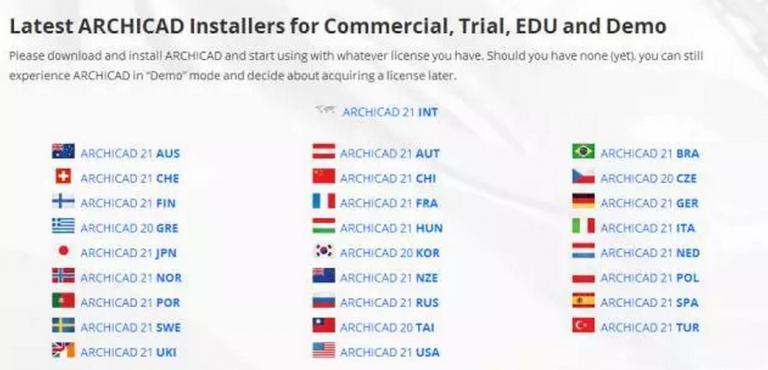 【AC21】ARCHICAD 21中文版可以下载地址