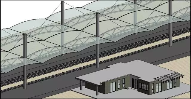 【BIM应用】铁路中间站的BIM三维设计