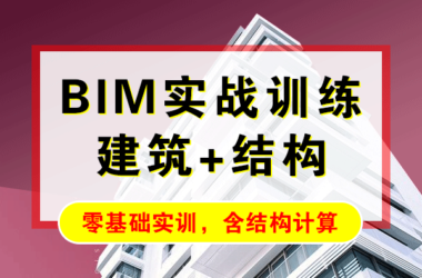 结构专业BIM+建筑专业BIM设计培训 多层办公厂房BIM案例 建筑结构培训视频教程-BIM建筑网