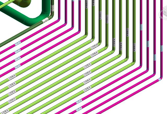 管线这样设置，在管线综合的时候特别有范儿