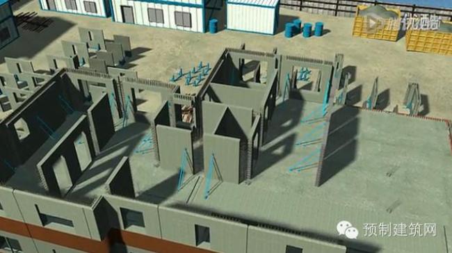 装配式|BIAD IBC大连万科城项目装配式实验楼施工全流程BIM演示