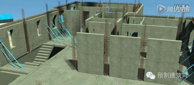 装配式|BIAD IBC大连万科城项目装配式实验楼施工全流程BIM演示