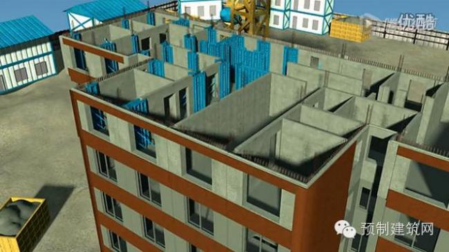 装配式|BIAD IBC大连万科城项目装配式实验楼施工全流程BIM演示