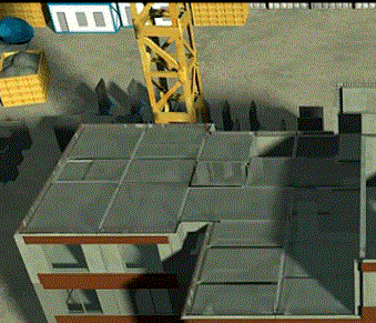 装配式|BIAD IBC大连万科城项目装配式实验楼施工全流程BIM演示