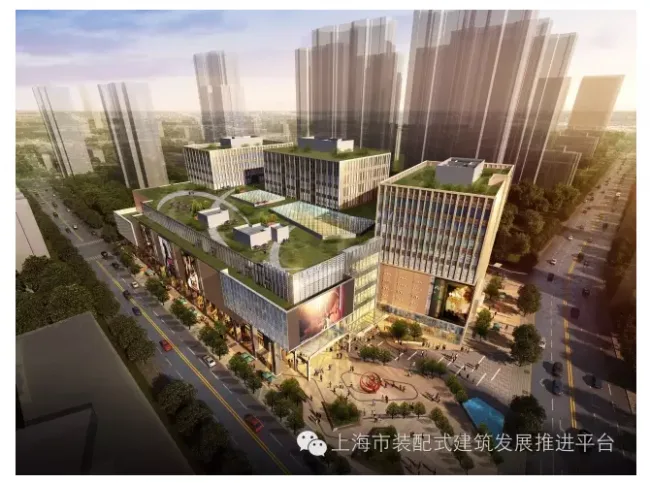 装配式|上海首个装配式商业综合体   江湾镇384街坊A03B-11地块项目