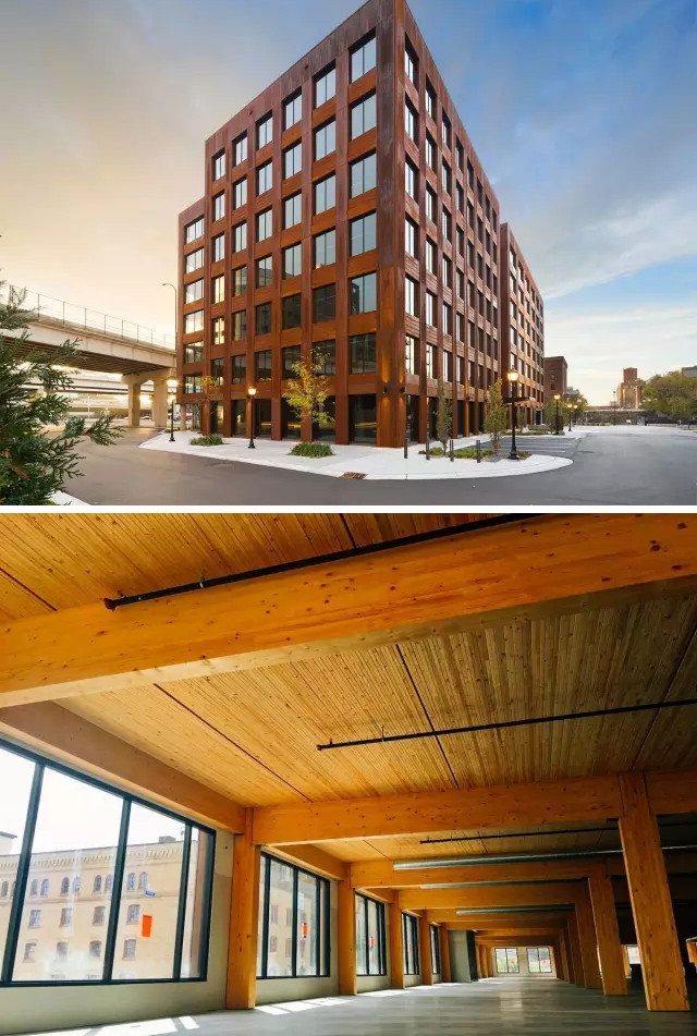 装配式|美国最大的现代木制大楼完工啦！