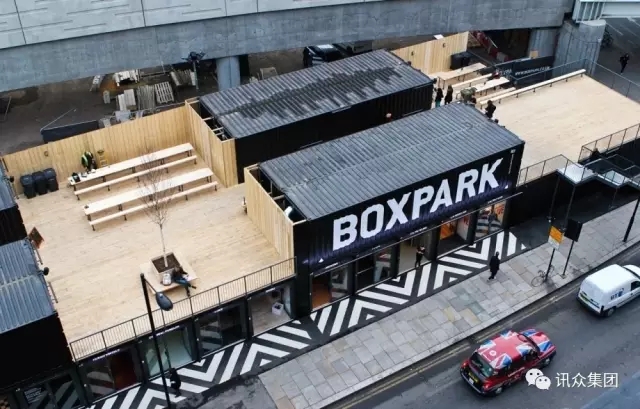 装配式|集装箱建筑——「箱的世界」伦敦 BOX PARK