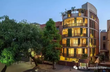 装配式|木结构建筑：婀娜多姿的曲线式住宅-BIM建筑网