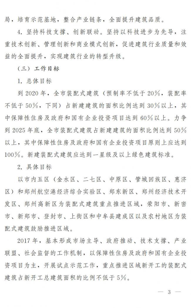 装配式|郑州市人民政府 关于大力推进装配式建筑发展的实施意见