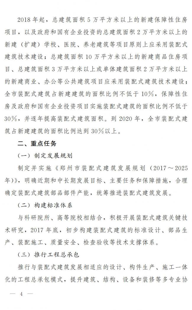 装配式|郑州市人民政府 关于大力推进装配式建筑发展的实施意见