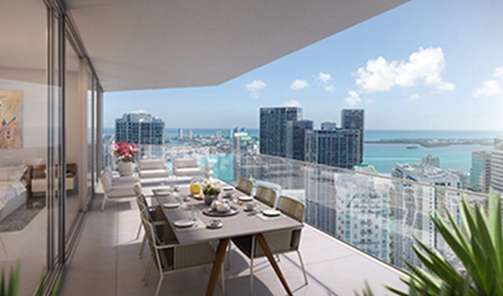 BIM|拉菲尔·维诺利在迈阿密设计楔形桥接住宅楼