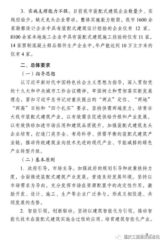 装配式|重庆市装配式建筑产业发展规划（2018—2025年）