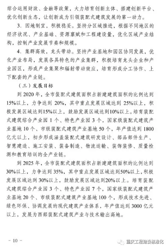 装配式|重庆市装配式建筑产业发展规划（2018—2025年）