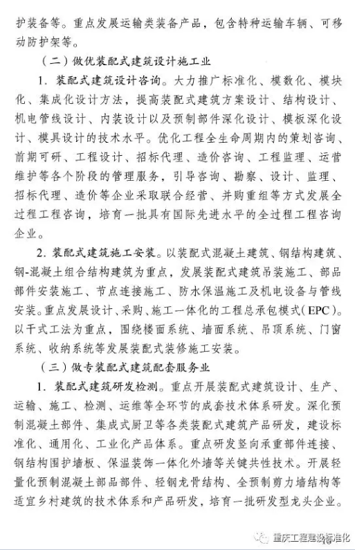 装配式|重庆市装配式建筑产业发展规划（2018—2025年）