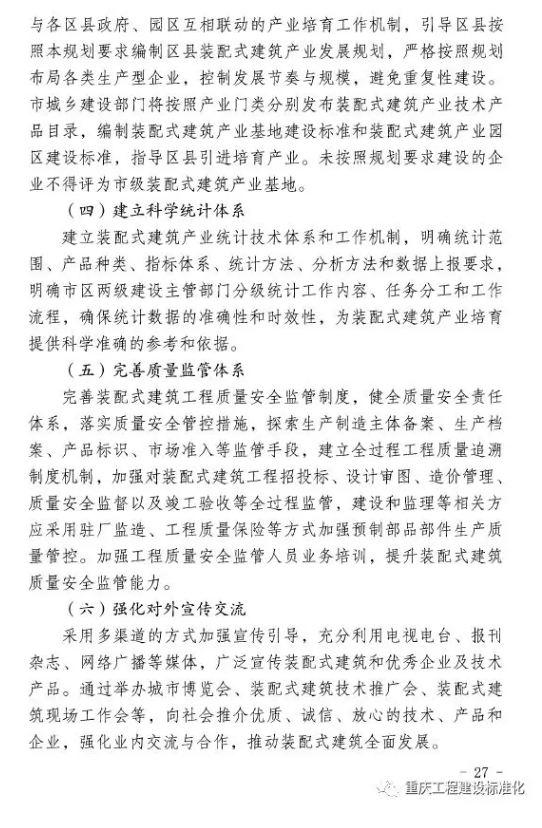 装配式|重庆市装配式建筑产业发展规划（2018—2025年）