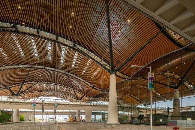 BIM建筑|珠澳年夜桥喷鼻口岸岸旅检年夜楼 / RSHP + Aedas