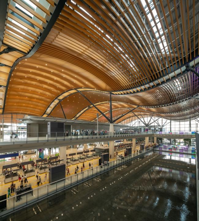 BIM建筑|珠澳年夜桥喷鼻口岸岸旅检年夜楼 / RSHP + Aedas