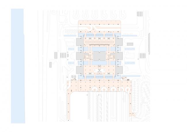 BIM建筑|珠澳年夜桥喷鼻口岸岸旅检年夜楼 / RSHP + Aedas