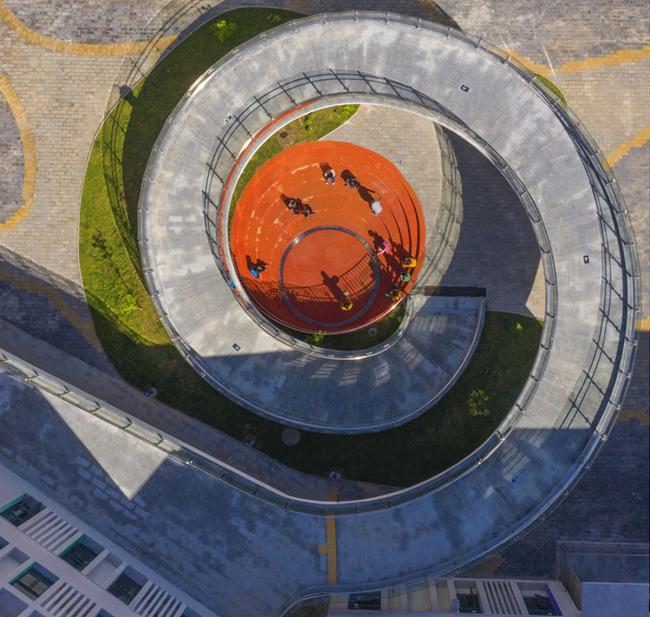 BIM建筑|村中的游乐场——广东省河源市特别教导黉舍