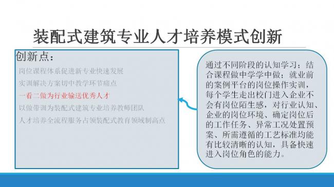 装配式|职业教育装配式建筑人才培养模式与创新