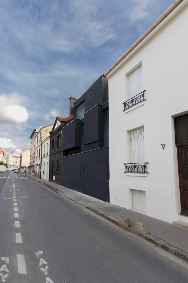 BIM建筑|巴黎“黑屋” 3BOX92 / Stephane Malka Architecture