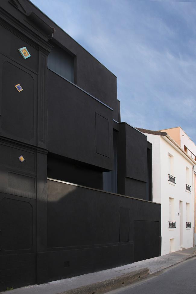 BIM建筑|巴黎“黑屋” 3BOX92 / Stephane Malka Architecture