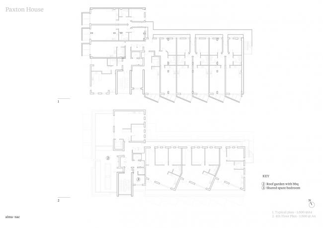 BIM建筑|Paxton 聚集室第 / alma-nac