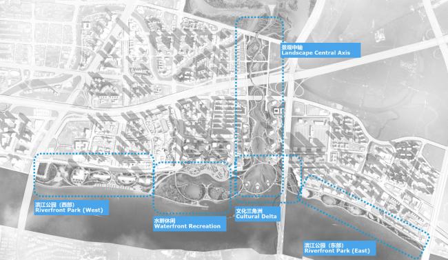 BIM建筑|广州CBD南区呈现新城市景不雅，由德国安博戴水道+庄子玉工作室结合打造年夜湾区新门户