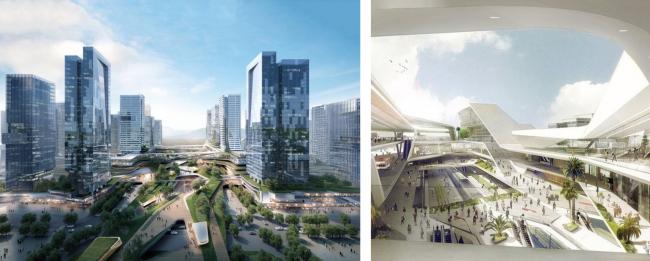 BIM建筑|广州CBD南区呈现新城市景不雅，由德国安博戴水道+庄子玉工作室结合打造年夜湾区新门户