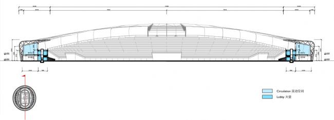 BIM建筑|临夏奥体中间运动场 / 杜兹设计