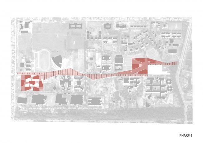 BIM建筑|火红色衬着年夜地，喧哗和安静并存：塔帕年夜学学生宿舍一期工程