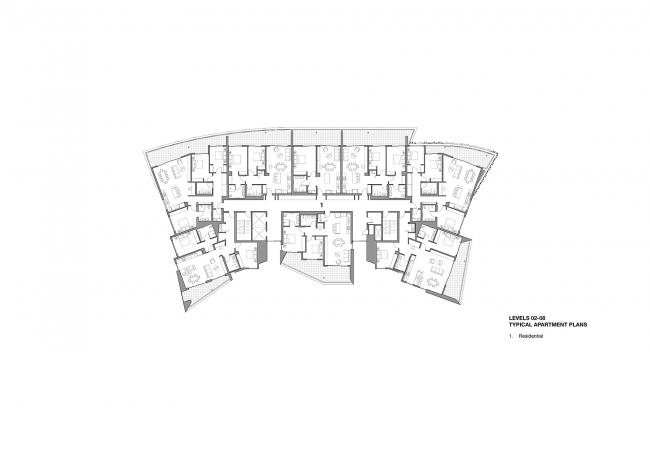 BIM建筑|水畔的守看之船：Aveo Bella Vista公寓楼