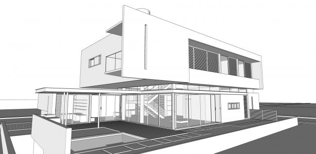 BIM建筑|沉寂优雅的巴西室第/Martins Lucena Arquitetos