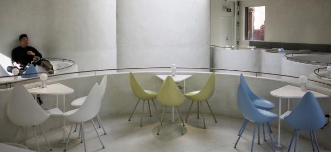 BIM建筑|旋曲空间谱写出活动的音乐——上海鹰集咖啡丰富里店 / 不迫建筑工作室