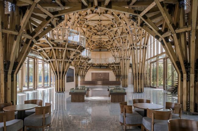 BIM建筑|枝桠交织有序的'树'状空间：河南珑府生涯体验中间 / 罗宇杰工作室