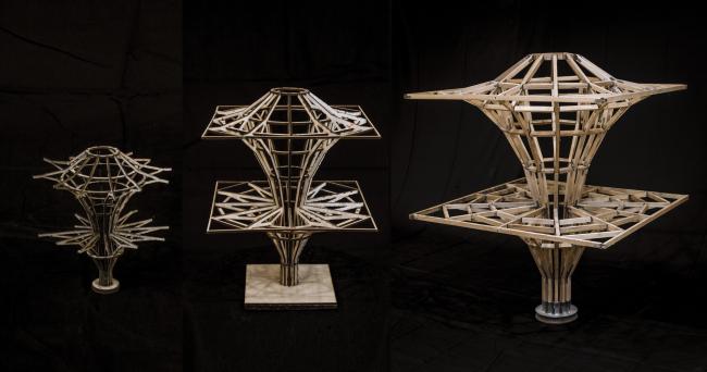 BIM建筑|枝桠交织有序的'树'状空间：河南珑府生涯体验中间 / 罗宇杰工作室