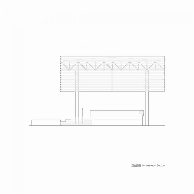 BIM建筑|年夜红棚下的村落起居，北河东村戏台