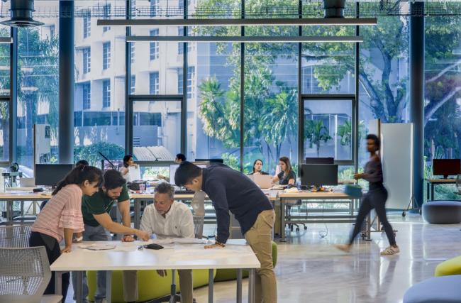 BIM建筑|仿佛在炎阳中慢慢熔化：迈阿密年夜学建筑学院