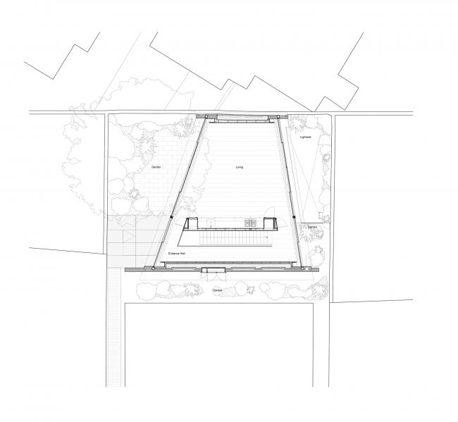 BIM建筑|弧曲屋顶瞻仰天空，栖身空间深埋年夜地——伦敦隐秘的花圃室第