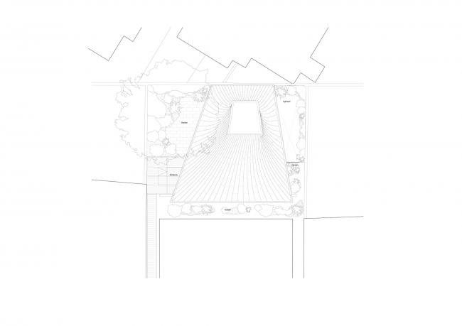 BIM建筑|弧曲屋顶瞻仰天空，栖身空间深埋年夜地——伦敦隐秘的花圃室第