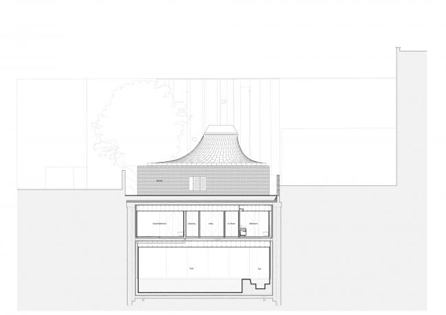 BIM建筑|弧曲屋顶瞻仰天空，栖身空间深埋年夜地——伦敦隐秘的花圃室第