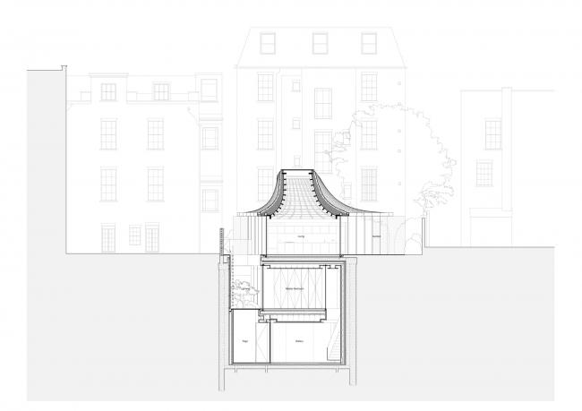 BIM建筑|弧曲屋顶瞻仰天空，栖身空间深埋年夜地——伦敦隐秘的花圃室第