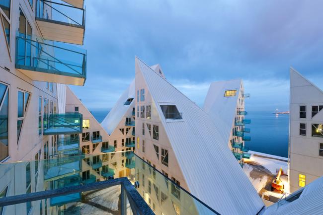 BIM建筑|锯齿相错，仿佛悬浮海面的冰猴子寓