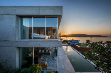 BIM建筑|悬空于年夜海之上，纵享天水合一：越南石头室第-BIM建筑网