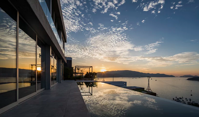 BIM建筑|悬空于年夜海之上，纵享天水合一：越南石头室第